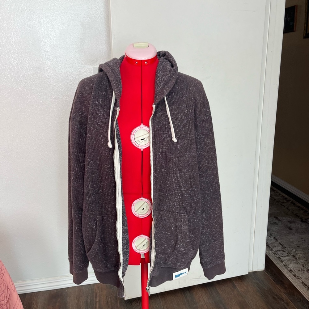 Men's Cozy Black Zip-Up Hoodie